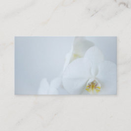 Business Card White Orchids Visitenkarte