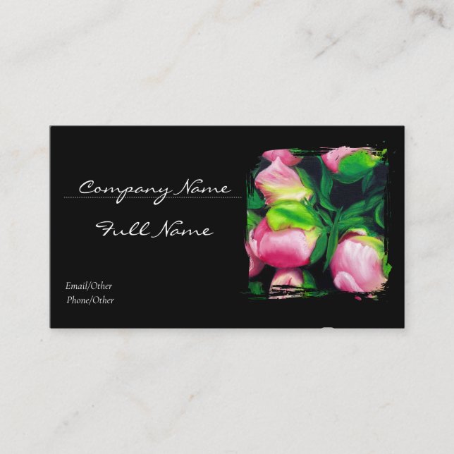 Business Card with appointment  Visitenkarte (Vorderseite)