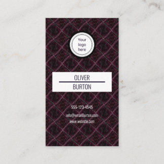 Business card with texture background visitenkarte