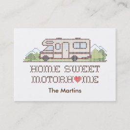 Business Card Zuhause Sweet Motor Zuhause Visitenkarte