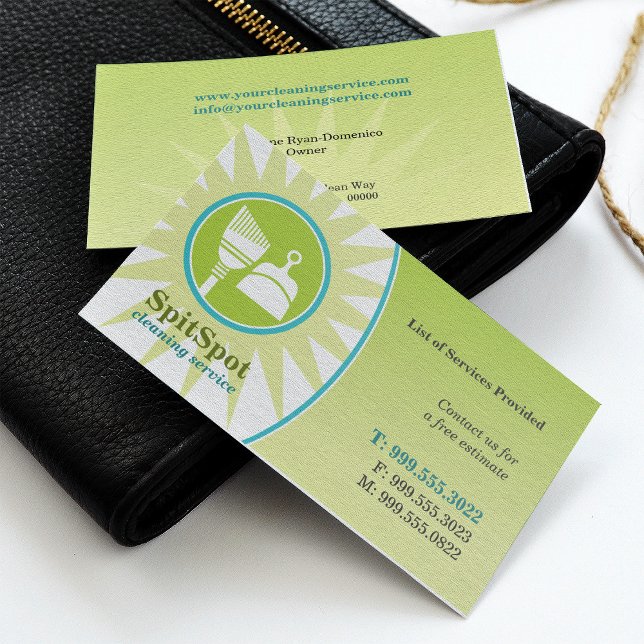 Business Card zur Reinigung von Licht Visitenkarte (Von Creator hochgeladen)