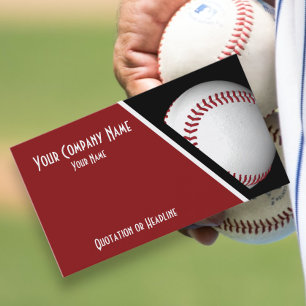 Business Cards Baseball Visitenkarte