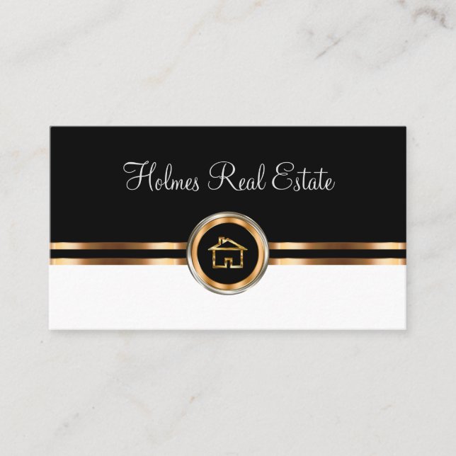 Business Cards für anspruchsvolles Real Anwesen Visitenkarte (Vorderseite)