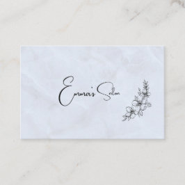 Business Cards für Blumenmuster Visitenkarte