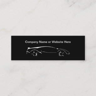Business Cards für Coole Automotive-Themen im Com Mini Visitenkarte