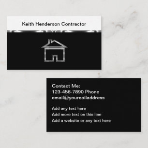 Business Cards für Coole Gebäude Visitenkarte
