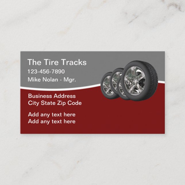 Business Cards für den Automobiltierhalter Visitenkarte (Vorderseite)