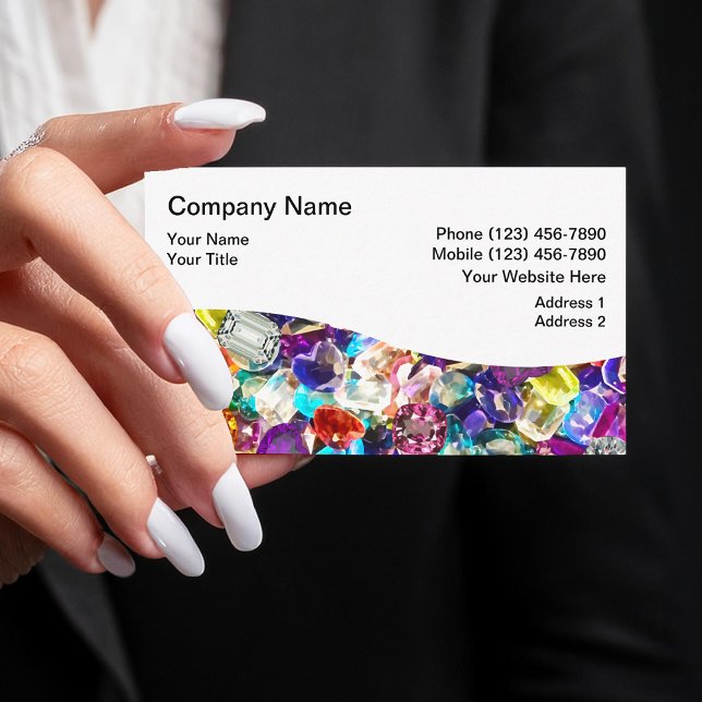 Business Cards für den Juwelier Visitenkarte (Von Creator hochgeladen)