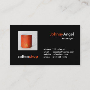 Business Cards für den Kaffee Visitenkarte