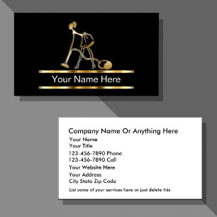 Business Cards für die klassische Reinigung Visitenkarte