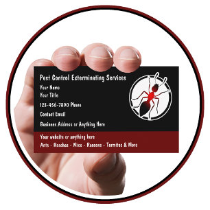 Business Cards für die Schädlingsbekämpfung mit Ko Visitenkarte