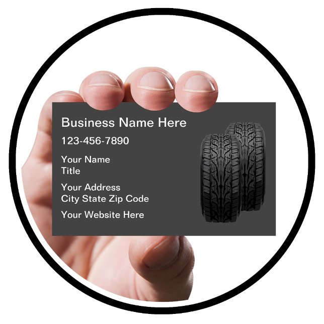 Business Cards für Fahrzeugreifen Visitenkarte (Von Creator hochgeladen)