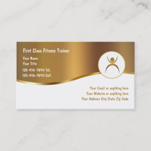 Business Cards für Fitness Visitenkarte
