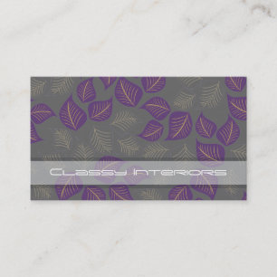 Business Cards für gehobene Innenausstattung. Visitenkarte