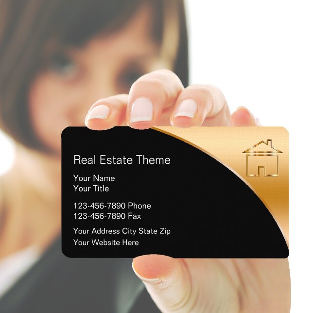 Business Cards für Klasse Real Anwesen Visitenkarte (Von Creator hochgeladen)