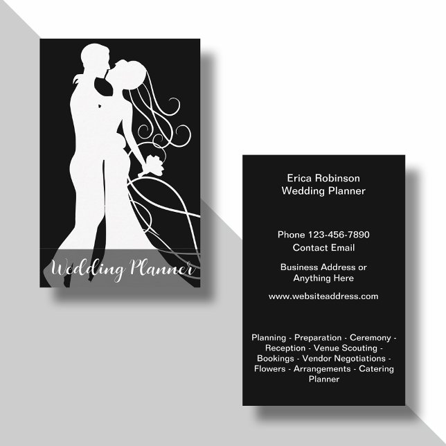 Business Cards für klassische Hochzeitsplaner Visitenkarte (Von Creator hochgeladen)