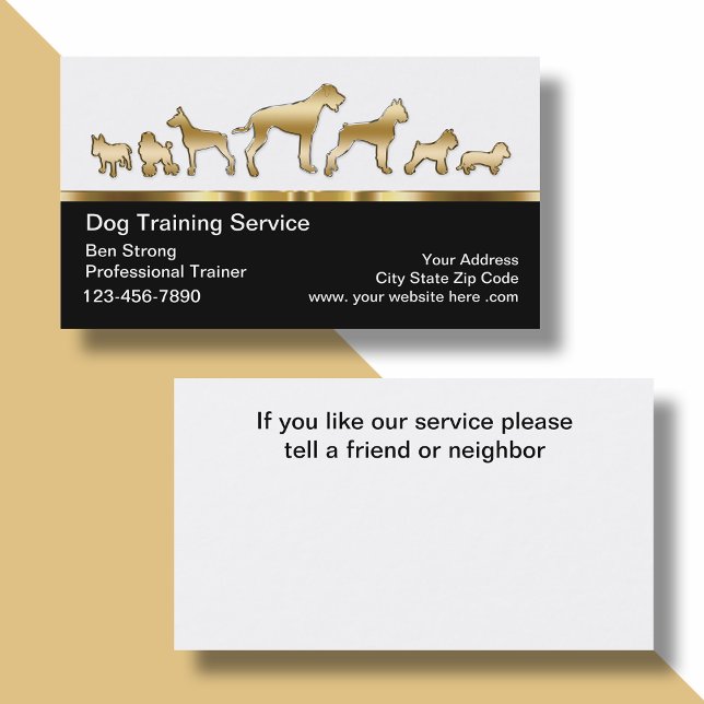 Business Cards für klassische Hunde Visitenkarte (Von Creator hochgeladen)