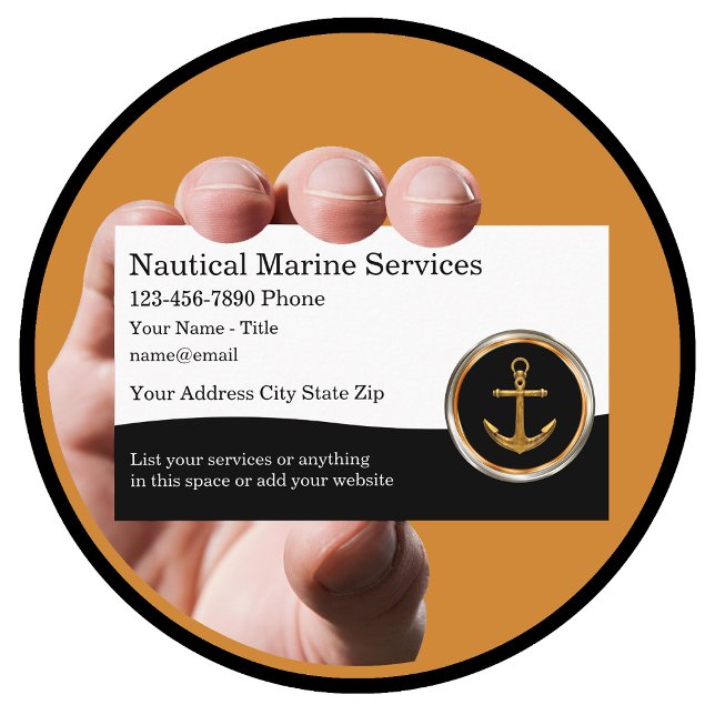 Business Cards für klassische Meeresthemen Visitenkarte (Von Creator hochgeladen)