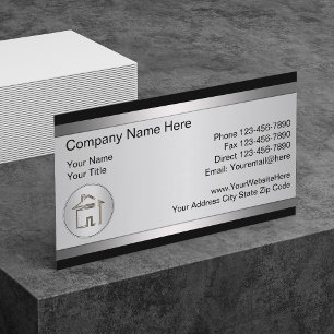 Business Cards für klassische Real Anwesen Visitenkarte