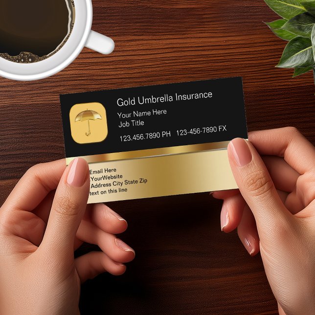 Business Cards für klassische Versicherungen Visitenkarte (Von Creator hochgeladen)