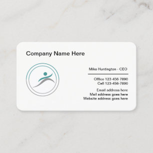 Business Cards für moderne Wellness-Care-Logos Visitenkarte