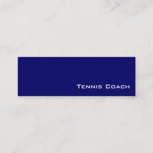 Business Cards für Navy-Tennis Mini Visitenkarte