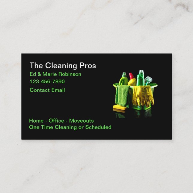 Business Cards für Qualität - Glossy Clearing Serv Visitenkarte (Vorderseite)