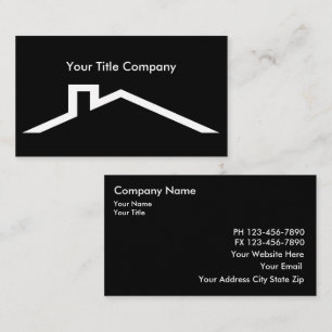 Business Cards für Real Anwesen Visitenkarte