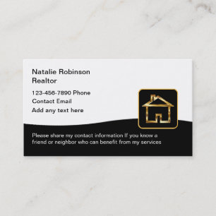 Business Cards für Real Anwesen Visitenkarte