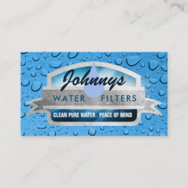 Business Cards für Wasserfilter Visitenkarte