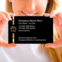 Business Cards für Zuhause-Logos der Klasse Real A
