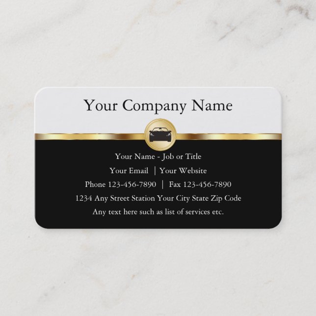Business Cards von Klasse Automotive Services Visitenkarte (Vorderseite)