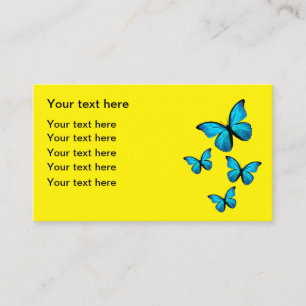 Business Cards zum Thema Natur Schmetterling Visitenkarte