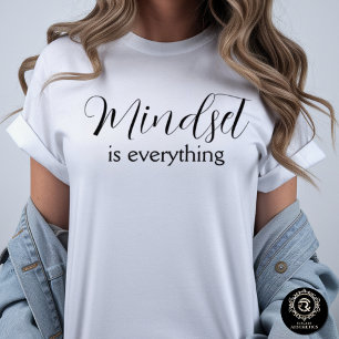 Business Casual Grafik T-Shirt Mentalität ist alle Tri-Blend Shirt