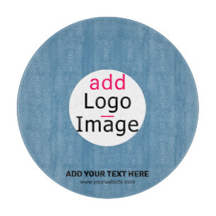 Business Chic Promo Anpassbare Dusty Blue Schneidebrett