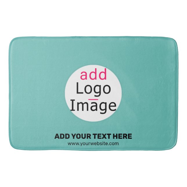 Business Chic Promo Individuell gestaltbare Fresh  Badematte (Vorderseite)