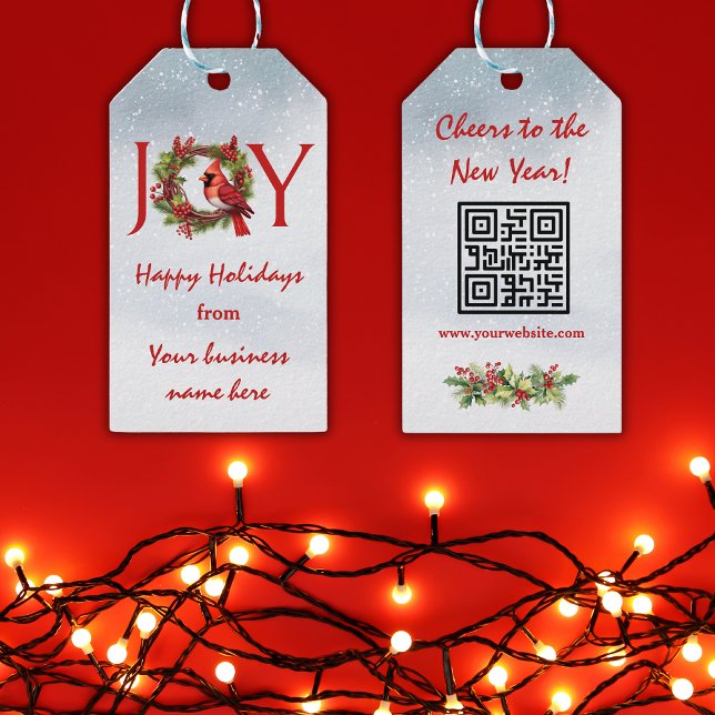 Business Christmas Geschenkanhänger (Add a personal touch to your gifts with our custom Christmas business tags! Order yours today!)