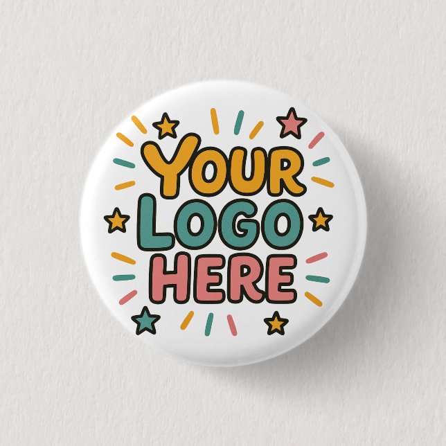 Business, Company, Advertising Your Logo Here Button (Vorderseite)