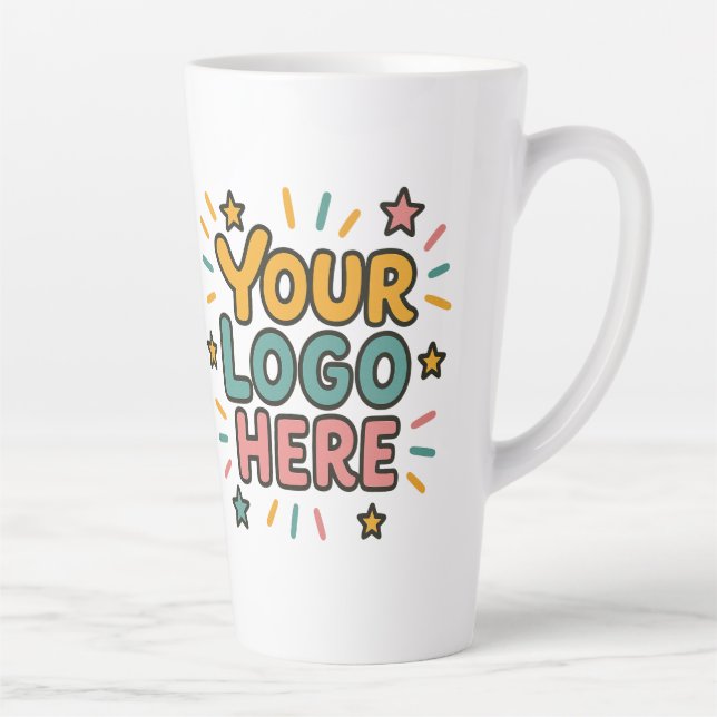 Business, Company, Advertising Your Logo Here Milchtasse (Rechts)