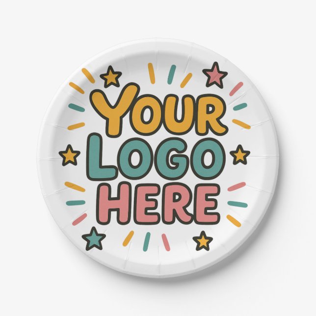 Business, Company, Advertising Your Logo Here Pappteller (Vorderseite)