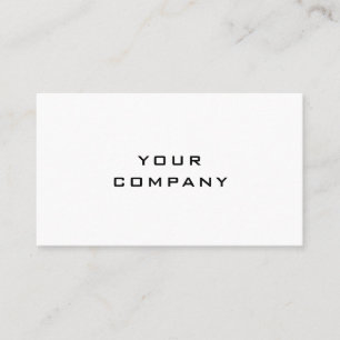Business Company Berufliche Personalisiert Simple Visitenkarte