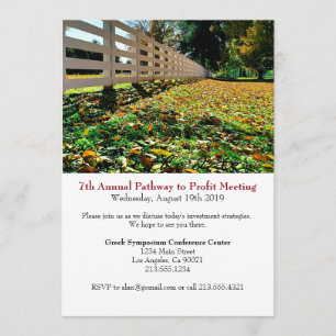 Business Conference Corporate Event Invitation