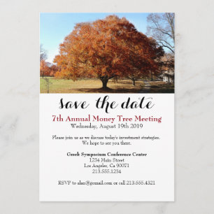 Business Conference Money Tree Invitation d'événem