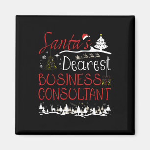 Business Consultant Xmas Job Niedlich Weihnachten Magnet