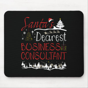 Business Consultant Xmas Job Niedlich Weihnachten Mousepad