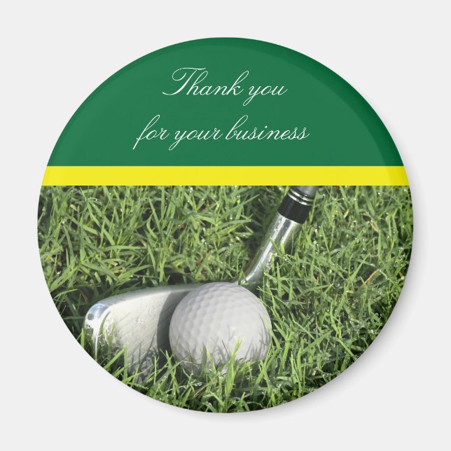 Business Danke Golf Magnet (Vorne)
