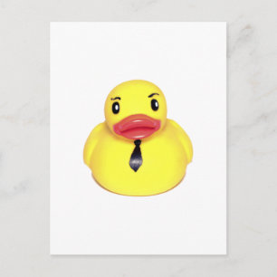 Business Duck Postkarte