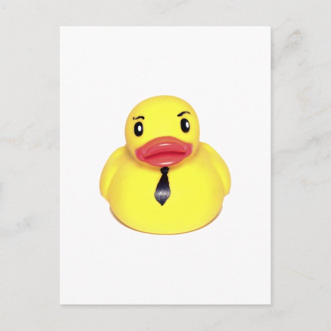 Business Duck Postkarte (Vorderseite)
