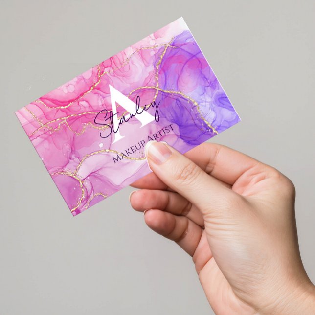 Business Elegant Beauty Visitenkarte (Von Creator hochgeladen)