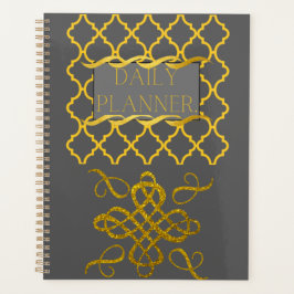 Business eleganter Black Gold Daily-Planer Planer